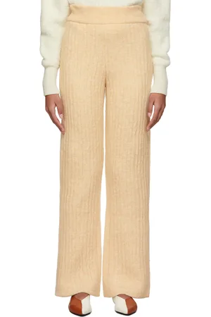 Nanushka Beige Wool Shad Lounge Pants