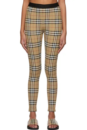 Burberry Beige Vintage Check Belvoir Leggings