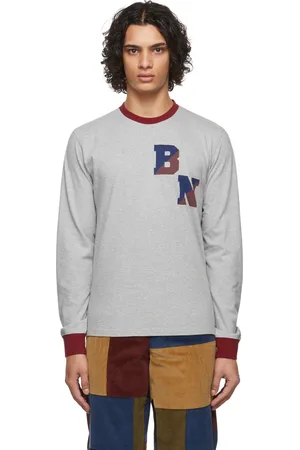 Noah NYC Grey Baracuta Edition Ringer T-Shirt