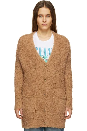 R13 Tan Teddy Bear Cardigan