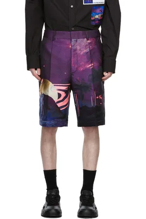 VALENTINO Purple Bermuda Shorts
