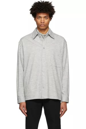 3.1 Phillip Lim Men Casual - Grey Flannel Shirt