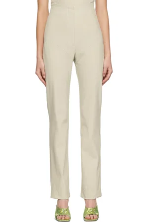 Paris Georgia Beige Bootleg Pants