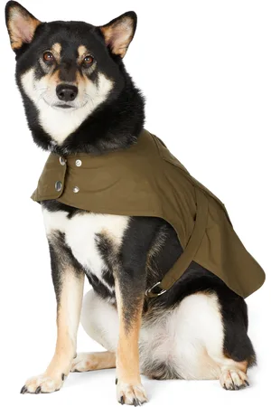 SUNNEI Khaki Nylon Mano Pesca Trench Coat