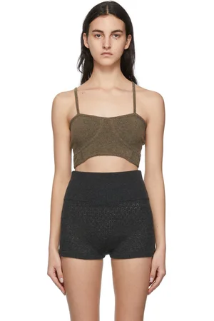 LE KASHA Brown Figari Cashmere Bralette