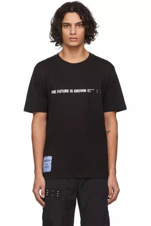 McQ Men Short Sleeve - Black Logo T-Shirt
