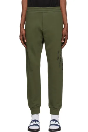 Alexander McQueen Khaki Graffiti Lounge Pants