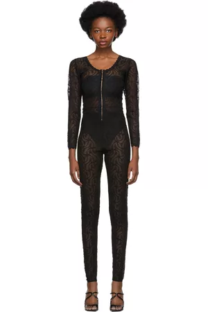 Diotima Women Jumpsuits - Black Lace Jumpsuit