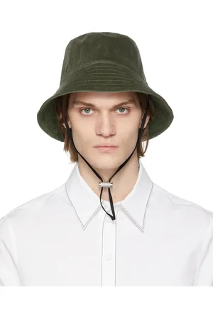 Erdem Green Corduroy Bucket Hat