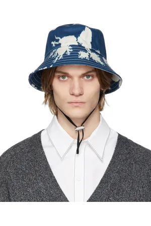 Erdem Denim Bleach Bloom Bucket Hat