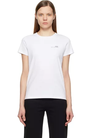 A.P.C. Women Short Sleeve - White Item T-Shirt