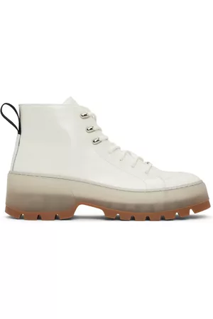HUGO BOSS Women Outdoor Shoes - White Jin Hiking Boots