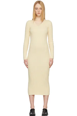 LVIR Beige Knit Long Dress