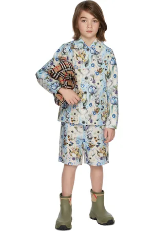 Burberry Kids Multicolor Floral Print Jacket