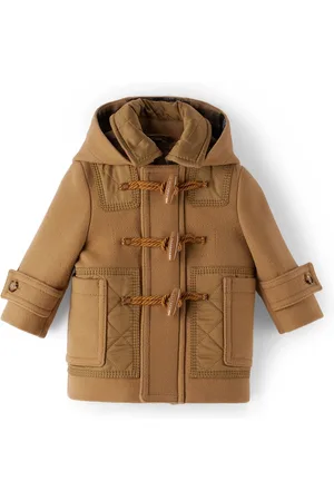 Burberry Baby Wool Diamond Quilted Duffle Coat