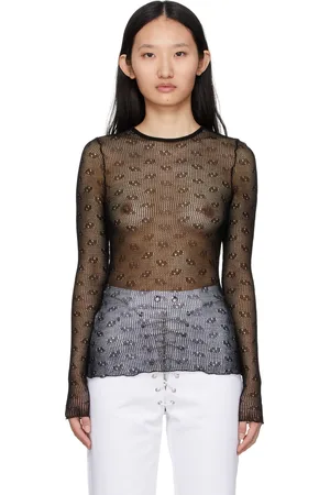 BONBOM Mesh Long Sleeve T-Shirt