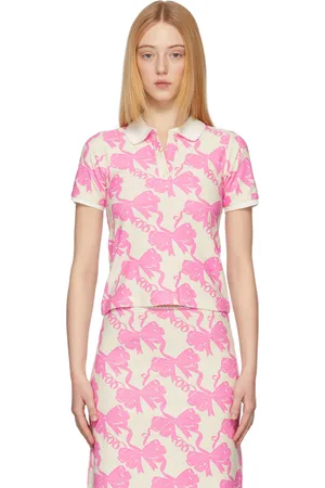 Maisie Wilen Pink & Beige Au Fait Polo