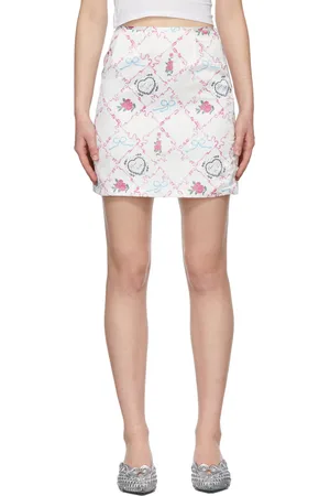 Maisie Wilen White Dial Up Skirt
