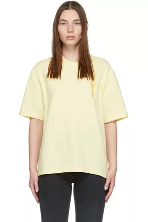Ami Women Short Sleeve - Yellow Ami de Cœur T-Shirt