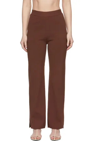 Nanushka Burgundy Domino Compact Lounge Pants