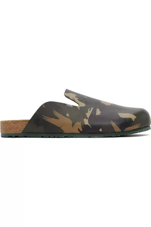 Etro Men Sandals - Green Camouflying Pegaso Sandals