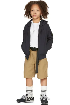 Stone Island Kids Navy Soft Shell Jacket
