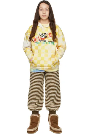 Luckytry Kids Striped Dumbled Lounge Pants