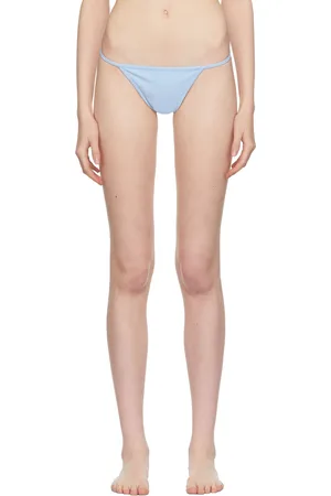 softandwet SSENSE Exclusive Blue Briefs Bikini Bottoms