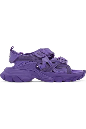 Balenciaga Kids Kids Purple Track Sandals