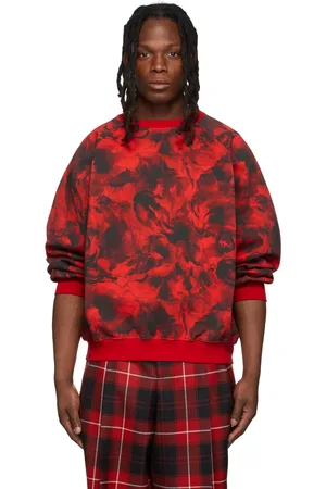 LU’U DAN SSENSE Exclusive Red Rose Burst Sweatshirt