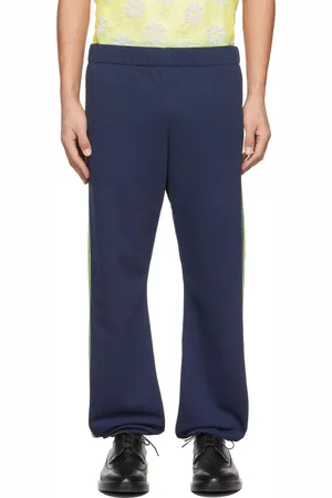 Molly Goddard Navy & Green Jackson Lounge Pants