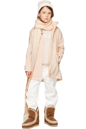 Chloé Kids Pink Hooded Raincoat