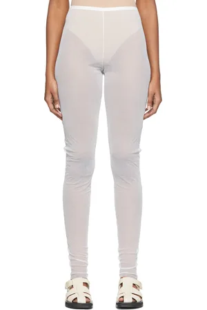 The Row White Ensley Leggings
