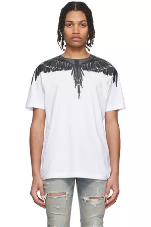 MARCELO BURLON Men Short Sleeve - White Icon Wings T-Shirt