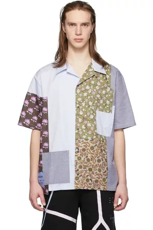 McQ Men Casual - Multicolor Patchwork Oversized Shirt