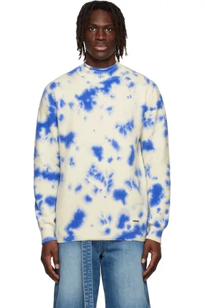 We11 Done Off-White Tie-Dye Sweater