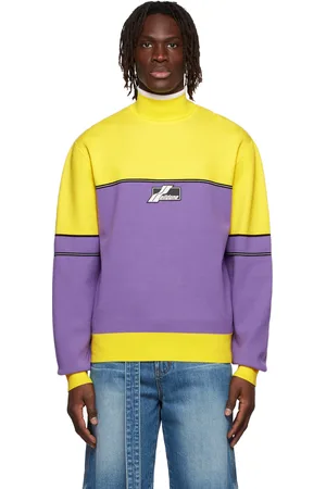 We11 Done Purple Viscose Turtleneck