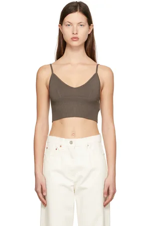 SYSTEM Khaki Rayon Top