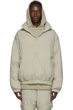 FEAR OF GOD Green Pullover Jacket