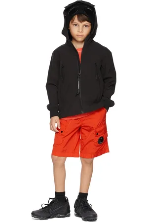 C.P. Company Kids Black Shell-R Goggle Jacket