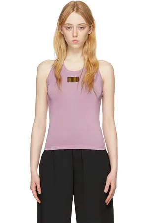 VTMNTS Purple Barcode Tank Top