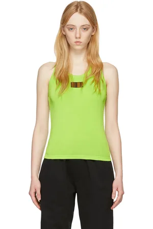 VTMNTS Green Barcode Tank Top