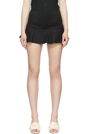 RED Valentino Black Cotton Shorts