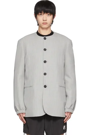 We11 Done Grey Wool Blazer