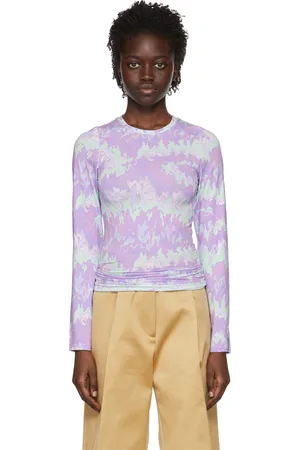 Rokh Purple Polyester T-Shirt