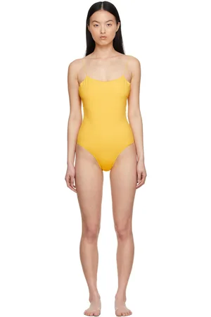 Oseree Yellow Eco Basic Swimsuit
