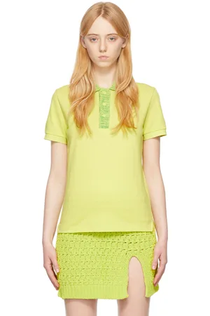 Bottega Veneta Yellow Cotton Polo