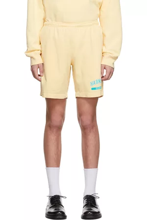Harmony Men Shorts - Yellow Cotton Shorts