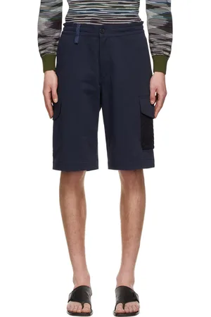 Missoni Navy Cotton Shorts