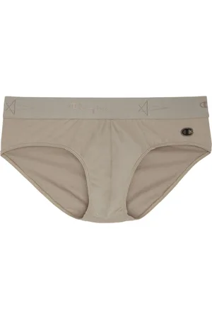Rick Owens Beige Champion Edition Organic Cotton Briefs